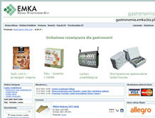 Tablet Screenshot of gastronomia.emka.biz.pl